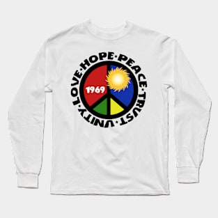 Hope Peace Love Trust Unity Long Sleeve T-Shirt